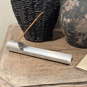 Hand Crafted Metal Incense Holder.  Made by local artisan.